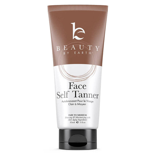 Beauty By Earth - Self Tanner Face Lotion 3oz - Medium to Dark Shade