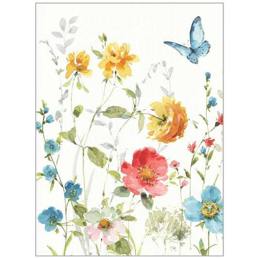 Blue Butterfly Field  UNDATED Monthly Planner