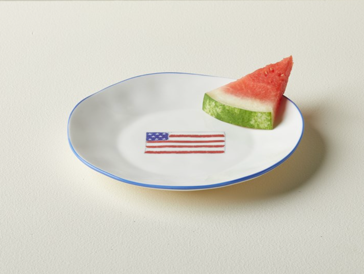 Tableau - American Flag Plate