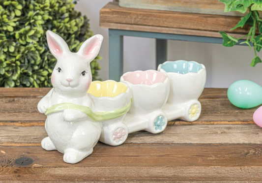 Hannas Easter Bunny Egg Holder - Ceramic
