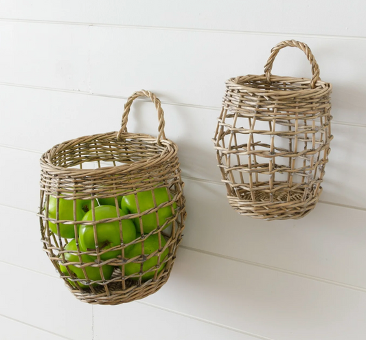 Audreys Hanging Willow Basket - small