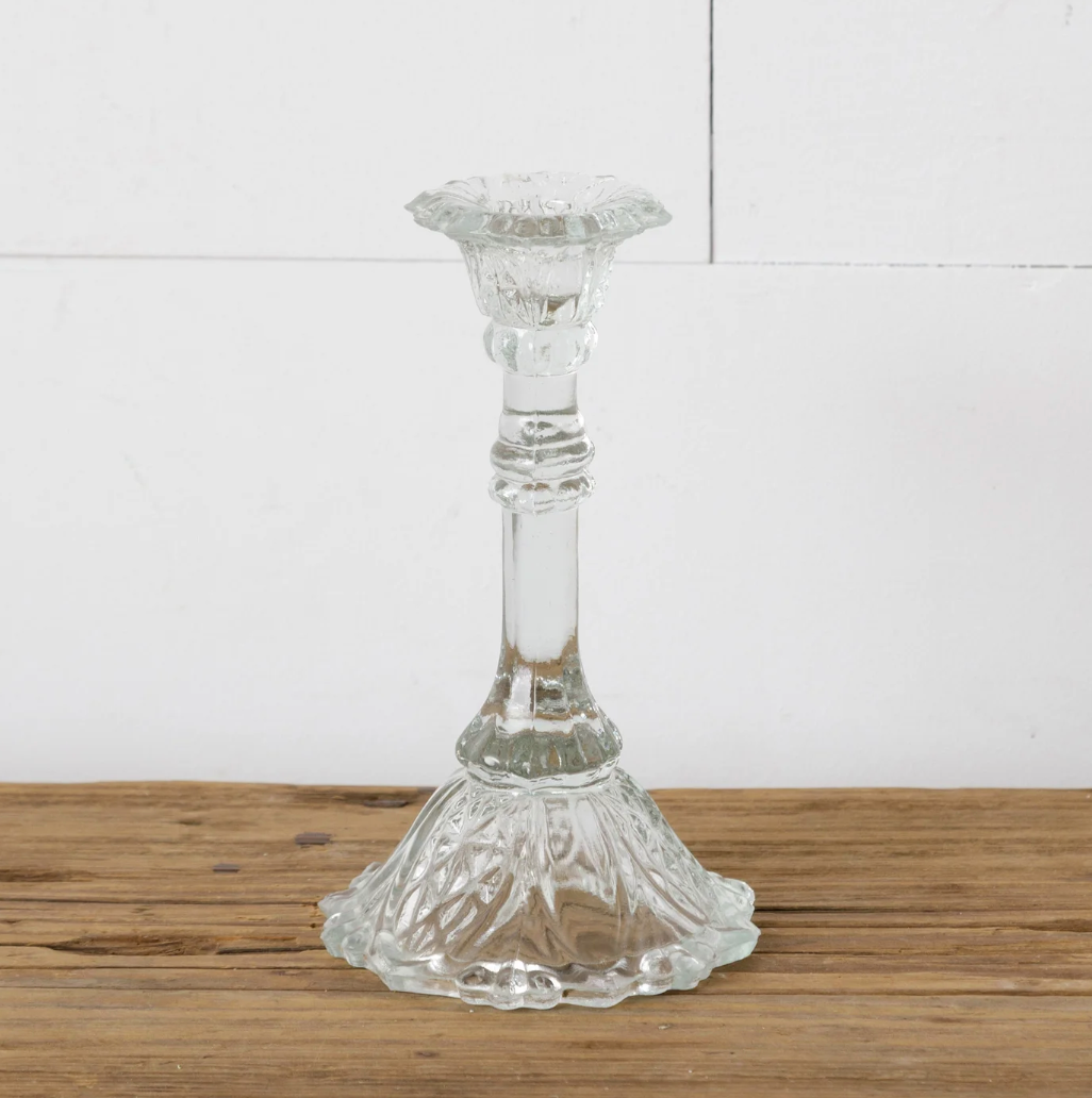Audrey's Glass Candle Holder