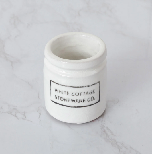Audrey's White Cottage Stoneware - Mini