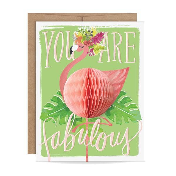 Inklings Paperie - Flamingo Pop-up