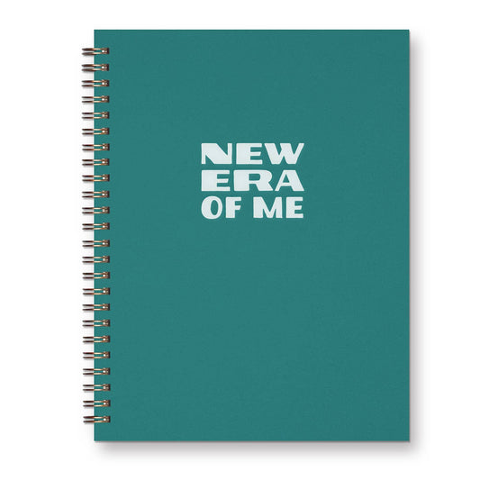 Ruff House Print Shop - New Era of Me Journal: Lined Notebook: Tide Pool Cover | White Ink