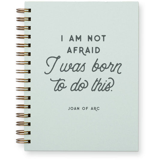 I Am Not Afraid Journal : Lined Notebook