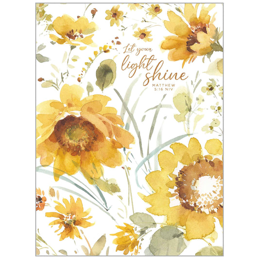 Sunflower Field Faith Undated WEEKLY Planner