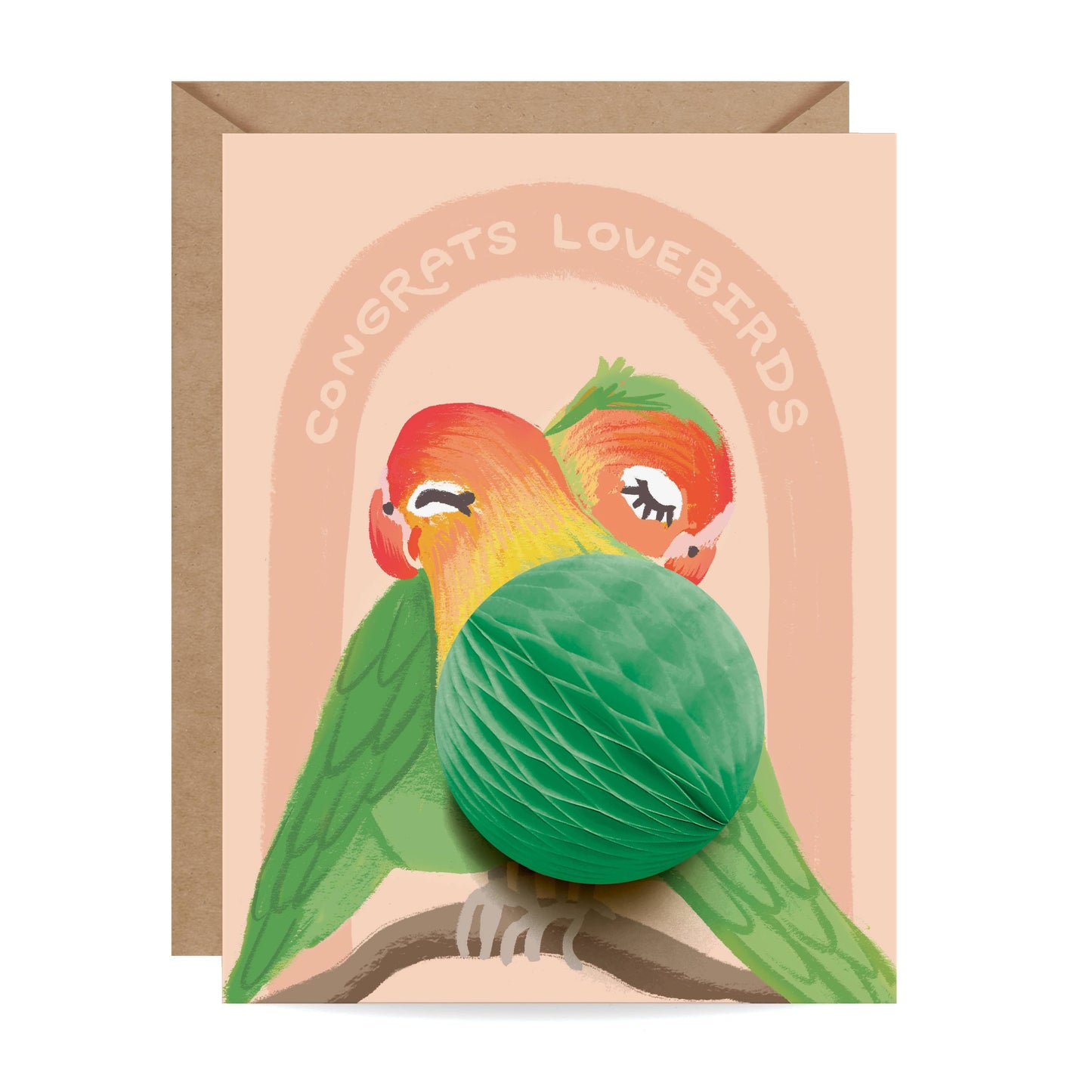 Inklings Paperie - Lovebirds Pop-up