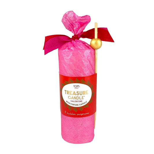 TOPS Malibu - Beeswax Treasure Candle® Valentine 4"