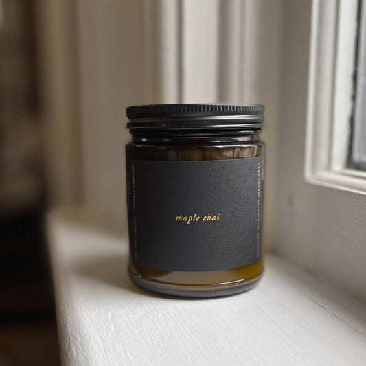 Luminary Emporium Hand-Poured Soy Candle — Maple Chai — 8oz.