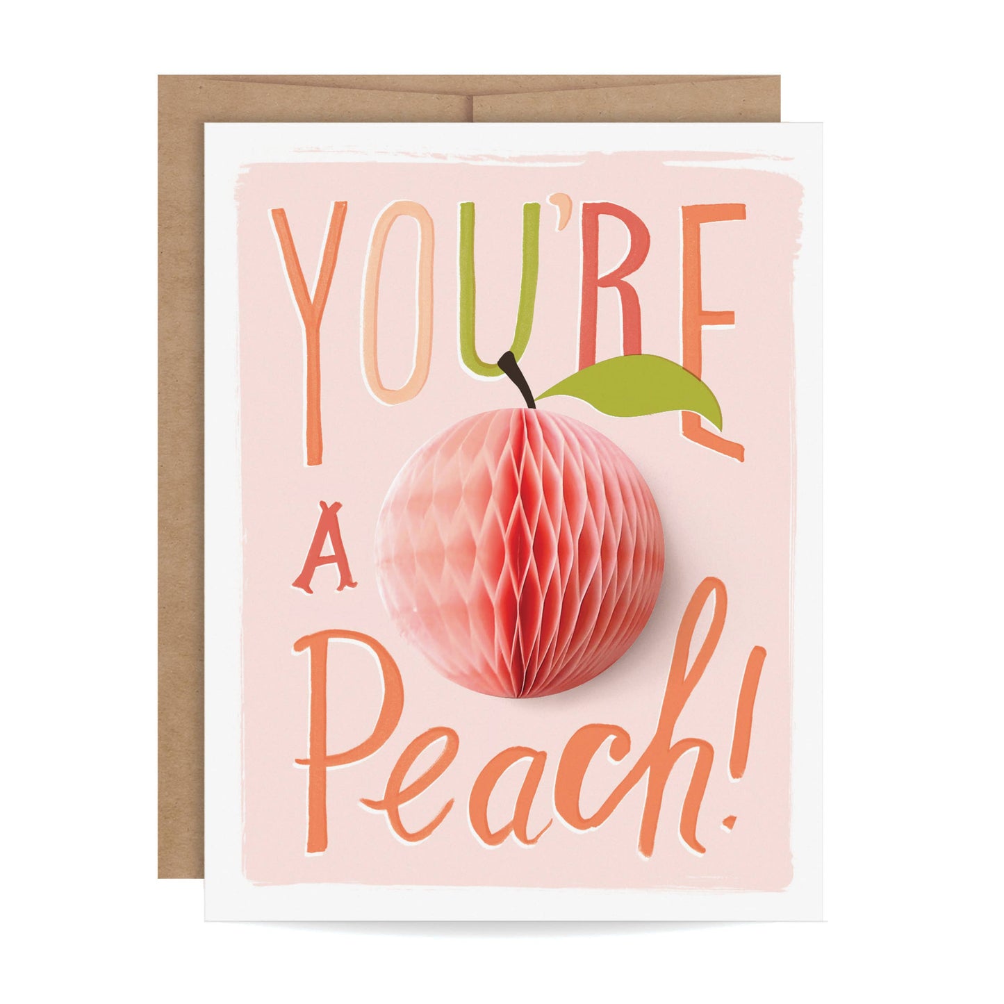 Inklings Paperie - Peach Pop-up Card