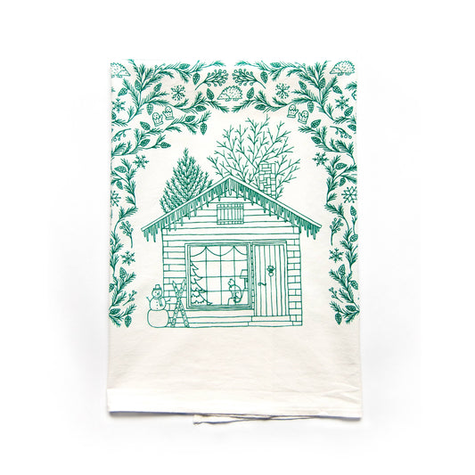 Little Things Studio - The Four Seasons Tea Towel - Winter
