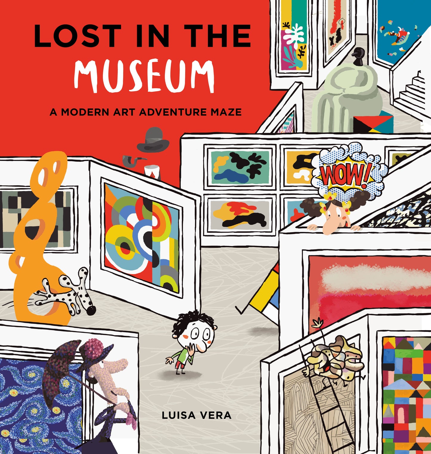 Schiffer Kids - Let's Go to the Museum: A Modern Art Adventure Maze Story Book