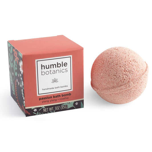 Humble Botanics Passion Bath Bomb Single