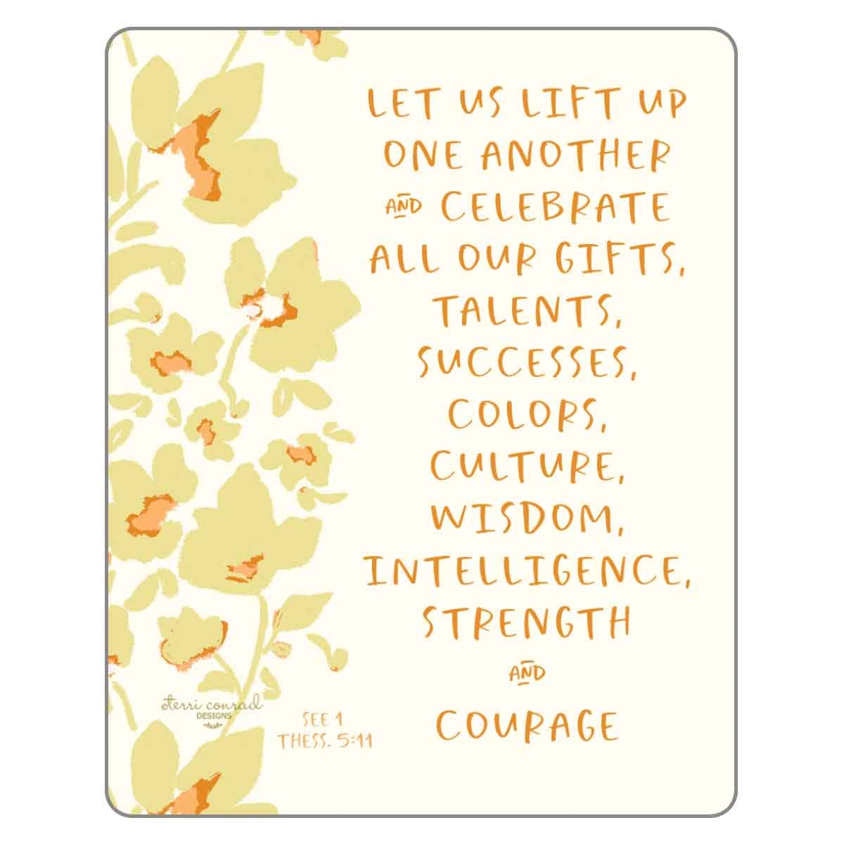 Lift Up One Another Prayer Magnet