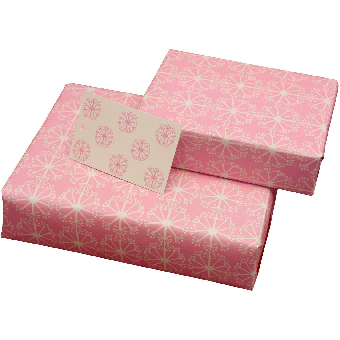 Pink Ditsy Ditsy Wrapping Paper • 100% Recycled • Vegan Ink