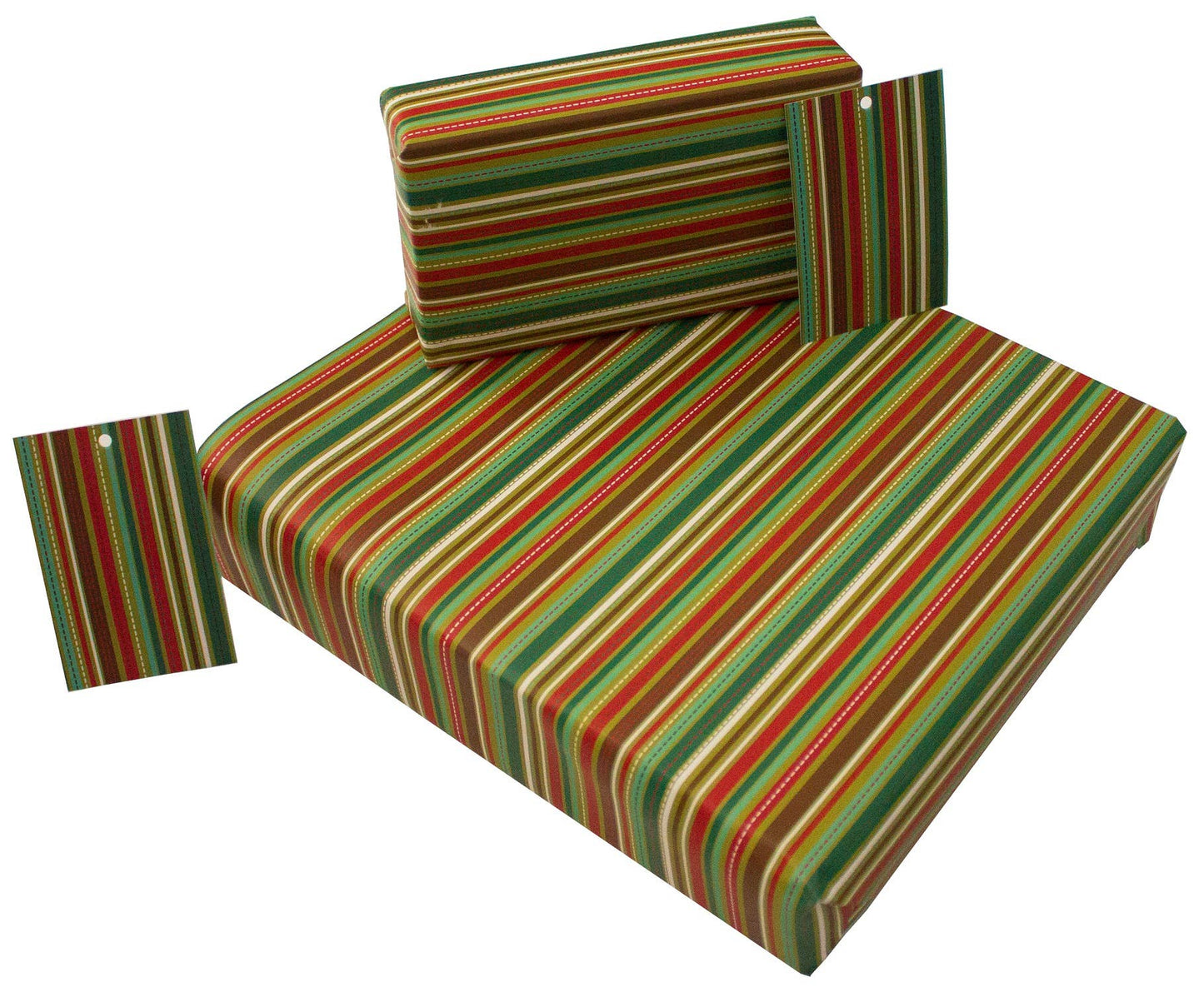 Re-wrapped - Christmas Go Stripey Wrapping Paper • 100% Recycled