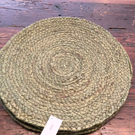 Tableau Jute Placemat - Olive Green