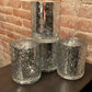 Wills - Mercury Glass Pressed Glass Vase