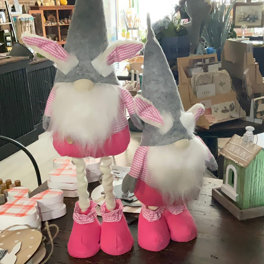 Meravic Gnome Bunny Expandable - pink plaid