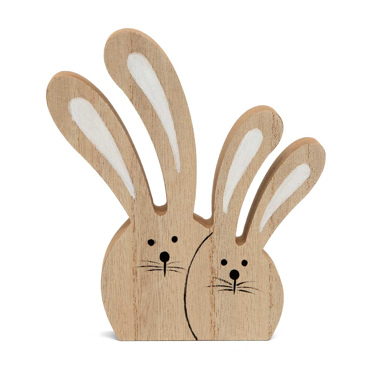 Meravic - Double Bunny Shelf Sitter- Natural